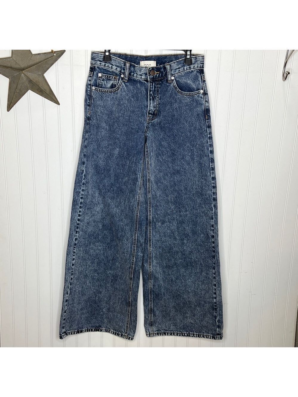 BDG A Wide Leg Acid Wash Jeans Size 27